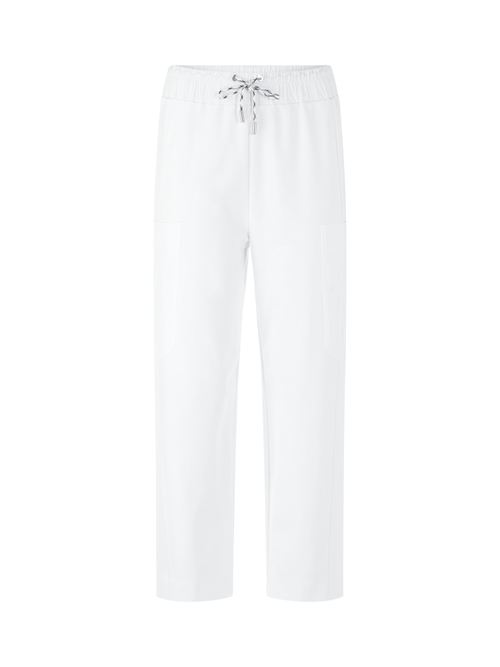 Marc Cain Women's White Wide-Leg Trousers Wuxi, 16 (N5)