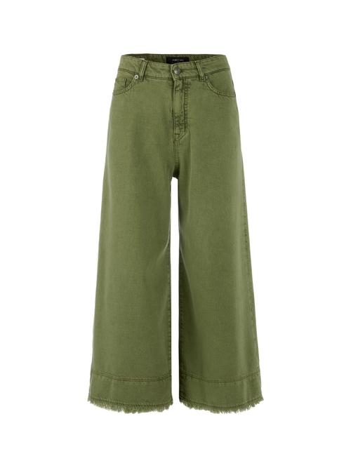Marc Cain Women's Green Waukee Culottes, 18 (N6)
