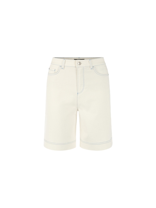 Marc Cain Women's White Denim Shorts Waukee, 8 (N1)