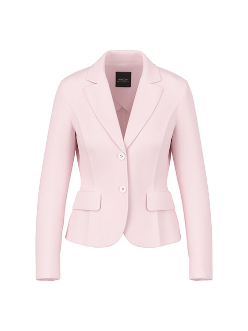 Marc Cain Women's Red Fitted Stretch Blazer With Lapels, 20 (N7)