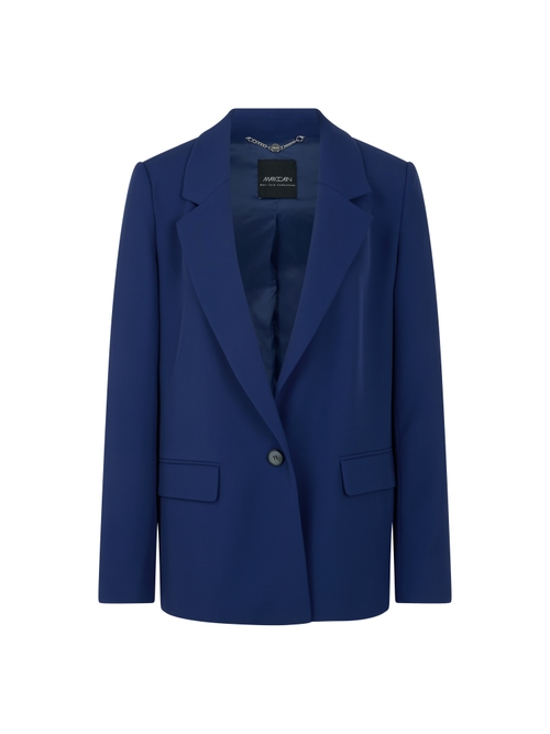 Marc Cain Women's Blue Classic Blazer, 18 (N6)