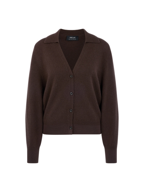 Marc Cain Women's Brown Cashmere Cardigan, 20 (N7)