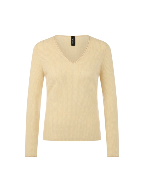 Marc Cain Women's White New Wool And Cashmere Blend Jumper, 20 (N7)