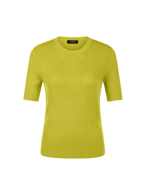 Marc Cain Women's Green Ribbed Jumper, 20 (N7)