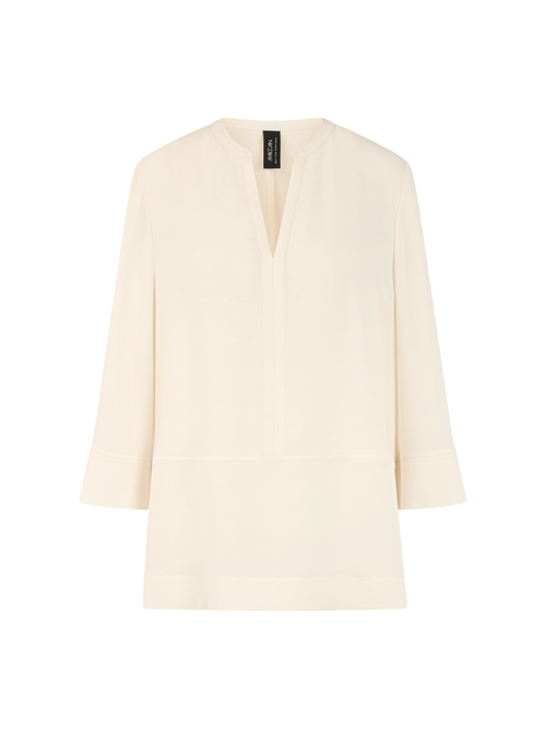 Marc Cain Women's White Loose Tunic-Style Blouse, 20 (N7)