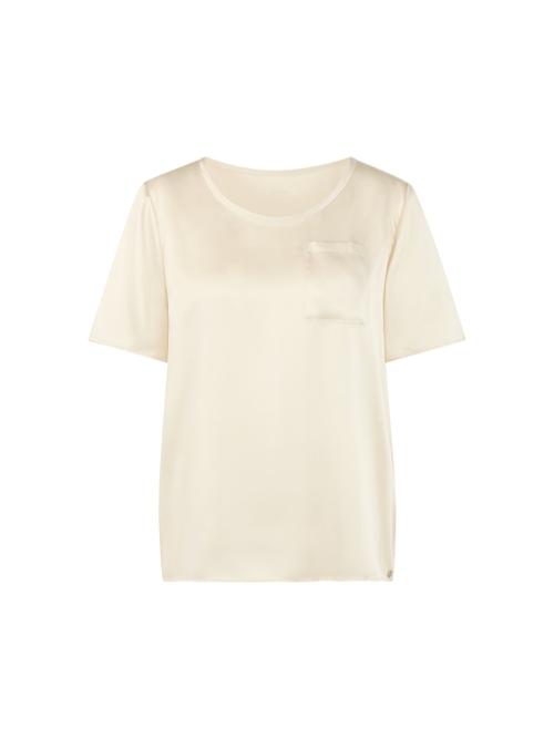 Marc Cain Women's White Silk Jersey Shirt, 20 (N7)