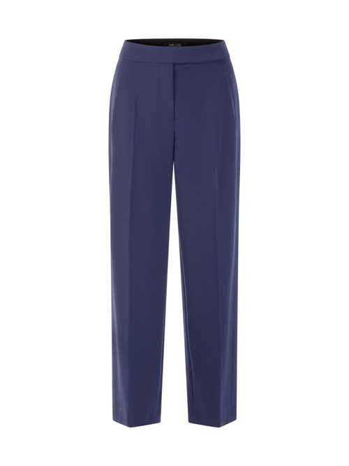 Marc Cain Women's Blue Wukari Trousers, 18 (N6)