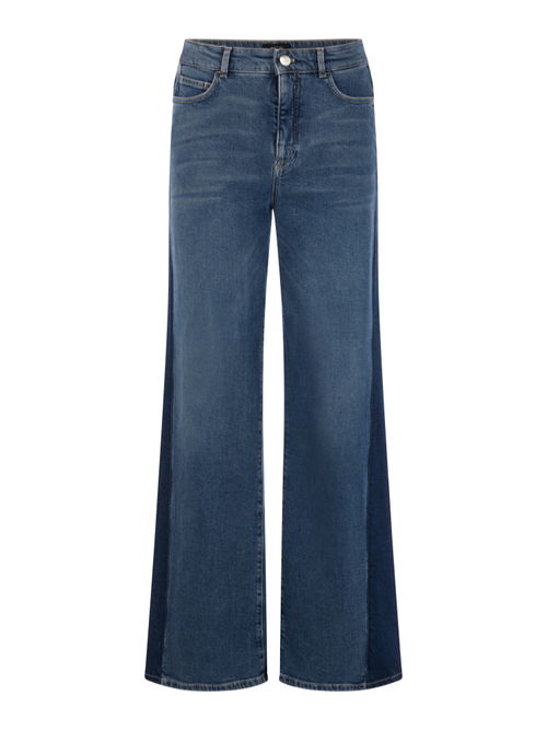 Marc Cain Women's Blue Warri Wide-Cut Jeans, 20 (N7)
