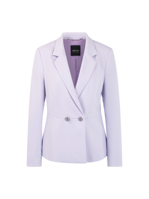 Marc Cain Women's Violet Double-Breasted Fancy Buttons Blazer, 18 (N6)