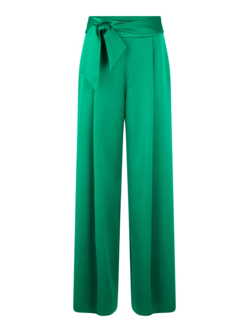 Marc Cain Women's Green Winnipeg Wide-Fit Trousers, 8 (N1)