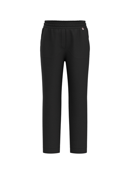 Marc Cain Women's Black Rhodos Relaxed Fit Trousers, 16 (N5)