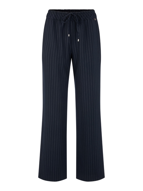 Marc Cain Women's Blue Washington Wide Fit Trousers, 16 (N5)