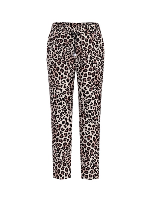 Marc Cain Women's Brown Rhodos Relaxed Fit Pull-On Trousers, 16 (N5)