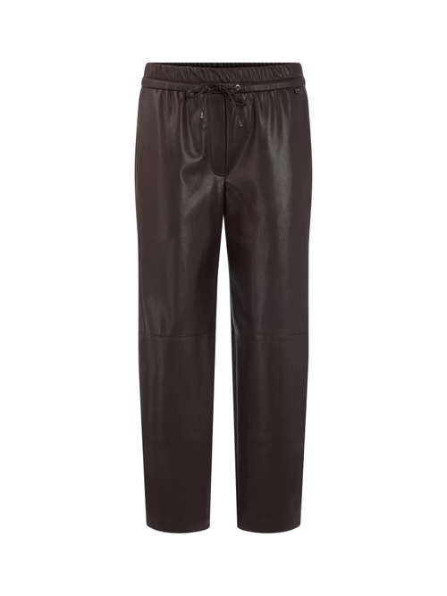 Marc Cain Women's Brown Ranchi Relaxed Fit Pull-On Trousers, 16 (N5)