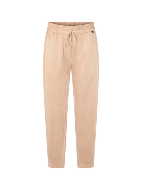 Marc Cain Women's Brown Ranchi Relaxed Fit Pull-On Trousers, 16 (N5)