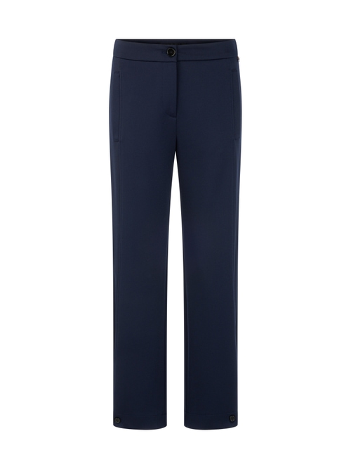 Marc Cain Women's Blue Renton Relaxed Fit Trousers, 10 (N2)