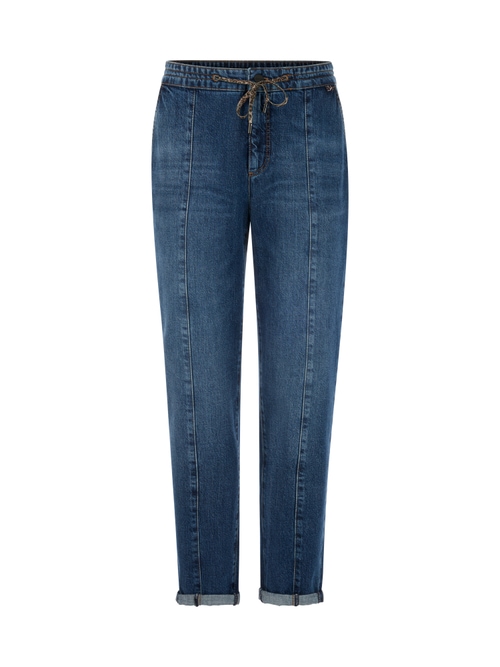 Marc Cain Women's Blue Riad Relaxed Fit Jeans, 14 (N4)