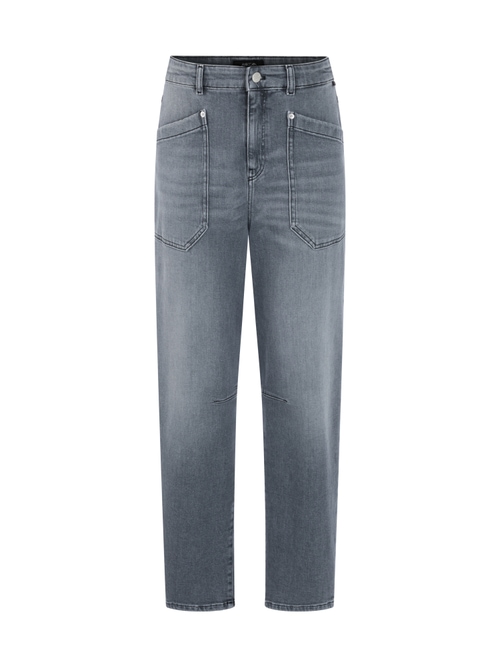 Marc Cain Women's Grey Ruma Relaxed Fit O-Shape Jeans, 16 (N5)