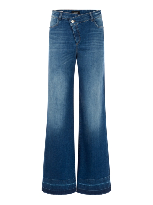 Marc Cain Women's Blue Warri Wide Fit Jeans, 20 (N7)