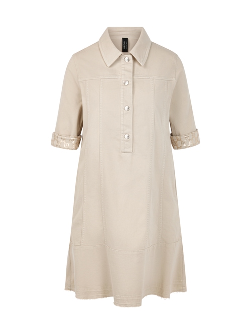 Marc Cain Women's White Short Denim Dress, 18 (N6)