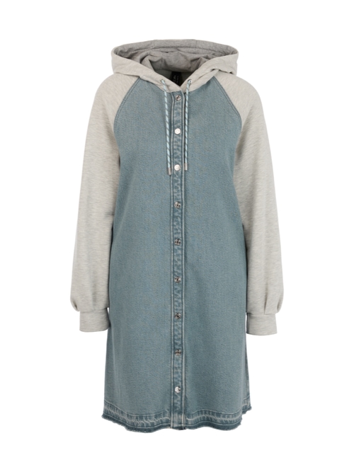 Marc Cain Women's Blue Sporty Dress In A Mix Of Materials, 18 (N6)