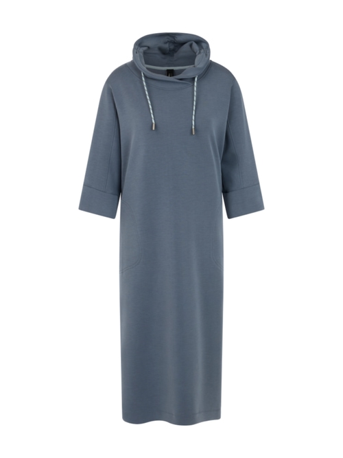 Marc Cain Women's Blue Long Jersey Dress, 18 (N6)