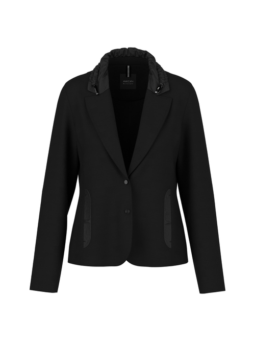 Marc Cain Women's Black Sporty Stretch Blazer, 18 (N6)