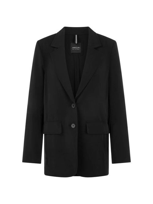 Marc Cain Women's Black Casual Blazer With Deep Lapels, 20 (N7)