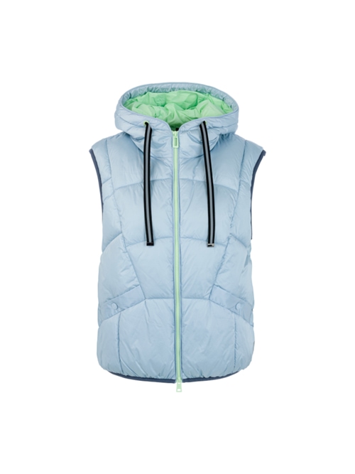 Marc Cain Women's Blue Sporty Quilted Gilet, 10 (N2)