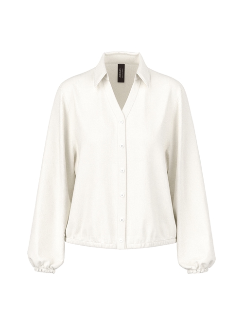 Marc Cain Women's White Elegant Blouse, 14 (N4)