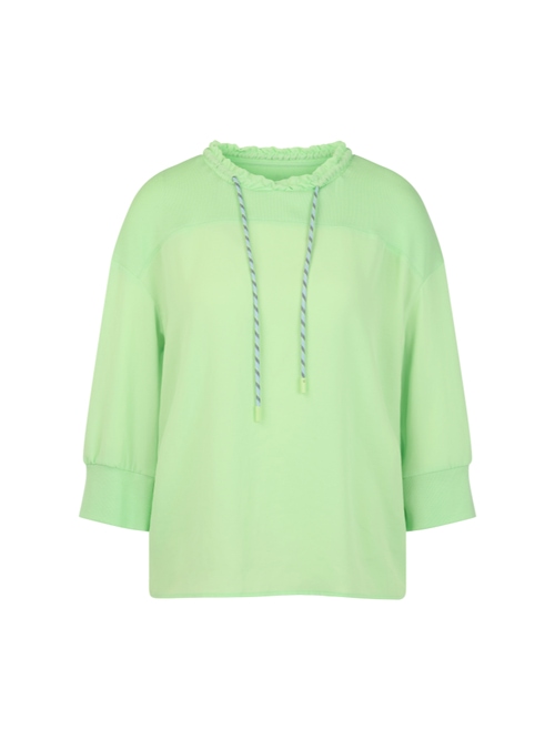 Marc Cain Women's Green Loose-Fit Blouse Shirt, 20 (N7)