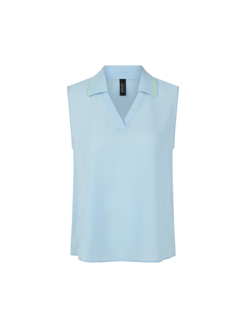 Marc Cain Women's Blue Loose-Fit Top, 14 (N4)