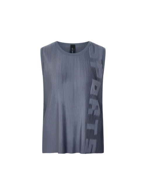 Marc Cain Women's Blue Top With Pleats, 18 (N6)