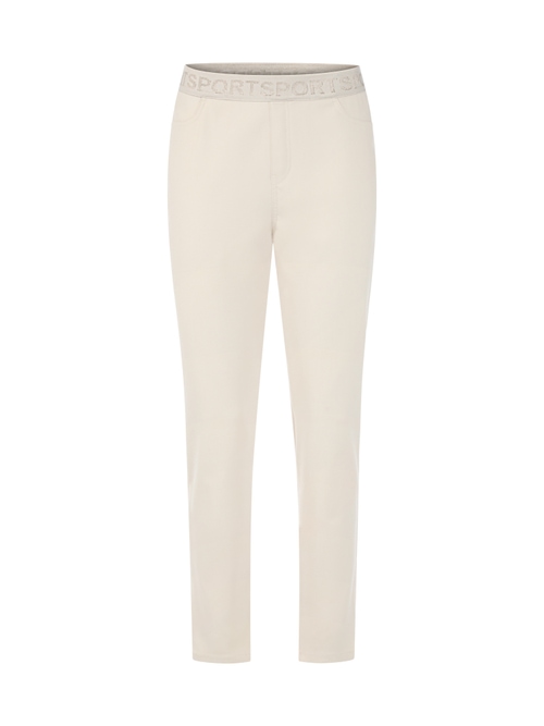 Marc Cain Women's White Siena Trousers, 14 (N4)