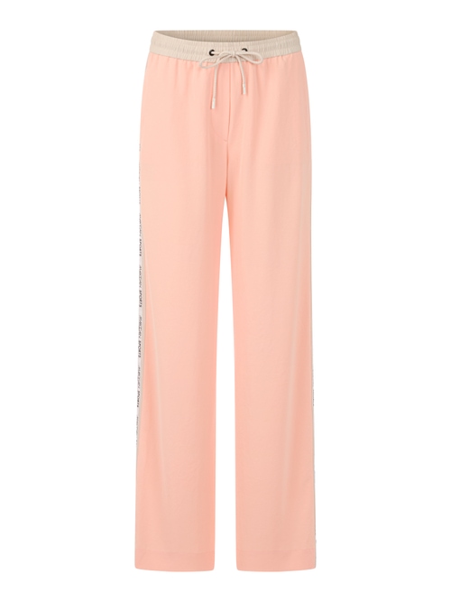 Marc Cain Women's Yellow Welkom Pull-On Logo Stripe Trousers, 10 (N2)