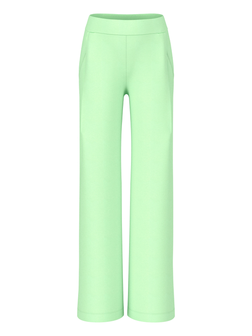 Marc Cain Women's Green Wedi Wide-Cut Jogging Pants, 14 (N4)