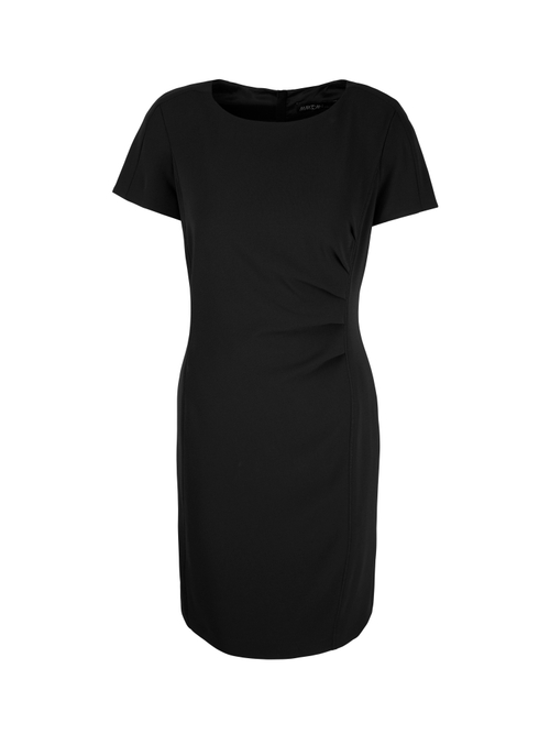 Marc Cain Women's Black Dress With Side Gathers, 8 (N1)