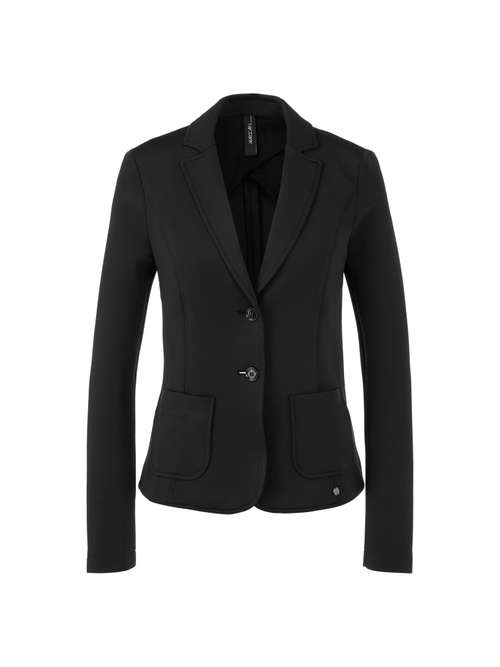 Marc Cain Women's Black Blazer With Patch Pockets, 16 (N5)