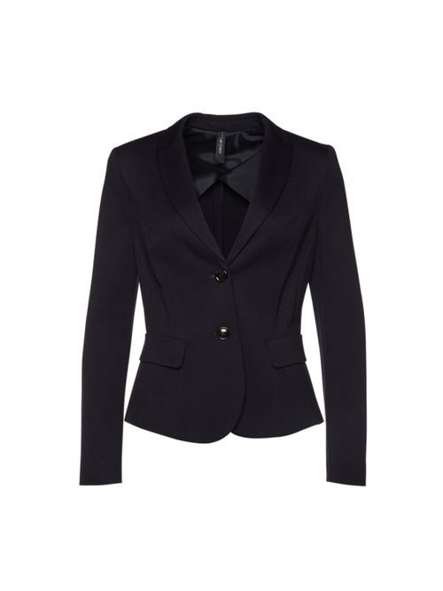 Marc Cain Women's Blue Light Blazer In Fine Jersey, 18 (N6)