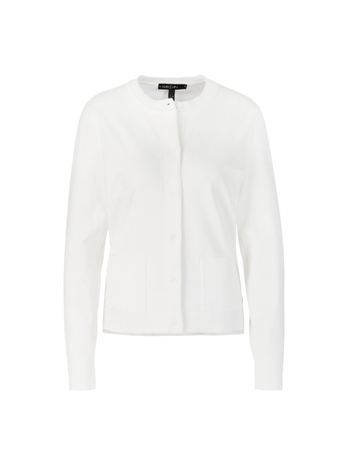 Marc Cain Women's White Cardigan "Rethink Together", 14 (N4)