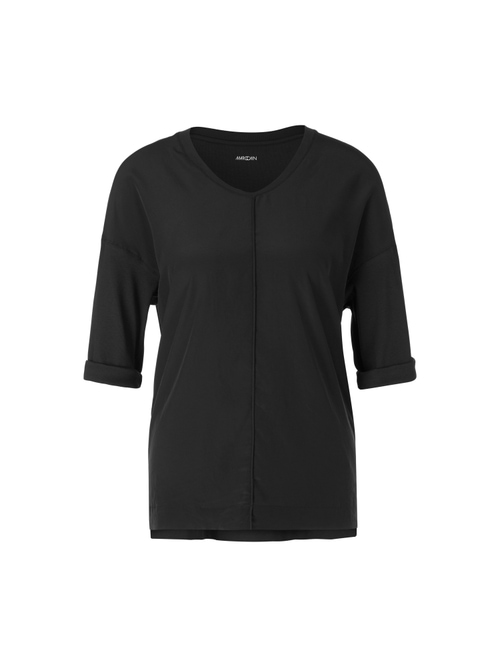 Marc Cain Women's Black Blouse Shirt Made From Material Mix, 20 (N7)