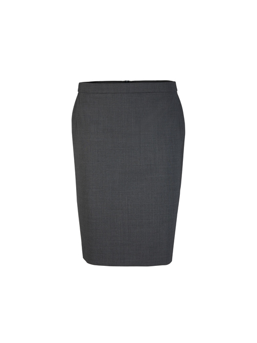 Marc Cain Women's Grey Skirt In A Virgin Wool Mix, 16 (N5)
