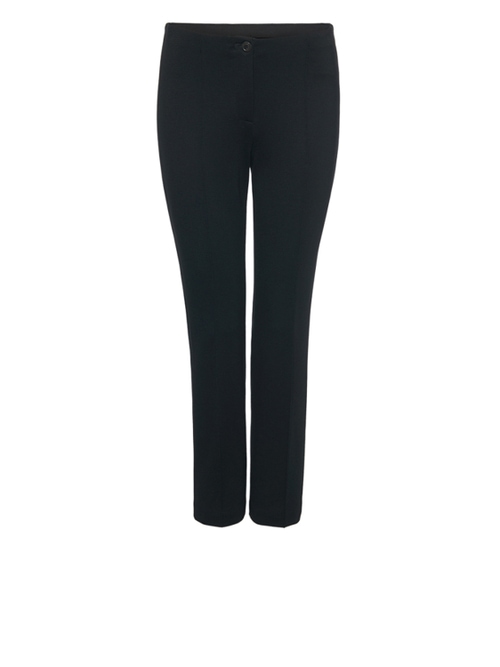 Marc Cain Women's Black 7/8 Trousers In Fine Jersey, 18 (N6)