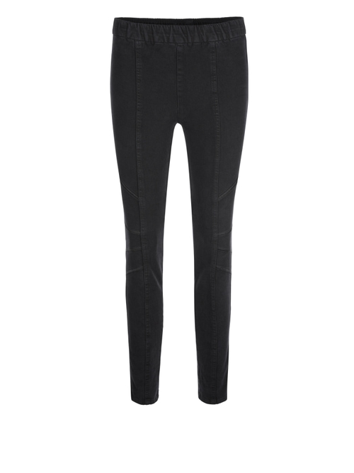 Marc Cain Women's Black Jeans In A Biker-Look, 8 (N1)